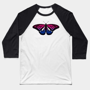 Bisexual Pride Butterfly Baseball T-Shirt